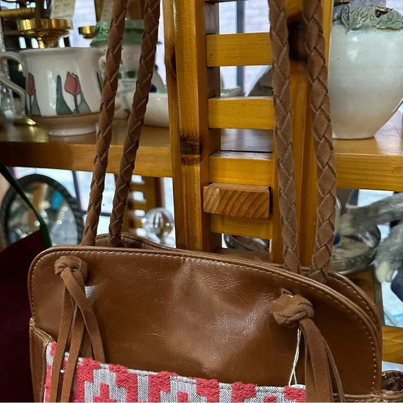 NWOT Mossimo Supply Co Target Purse Native Print Woven and Faux-Leather Material - Picture 3 of 3